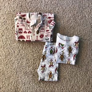 lot of Hanna Andersson Christmas pjs long johns size 3 90 dr Seuss the Grinch